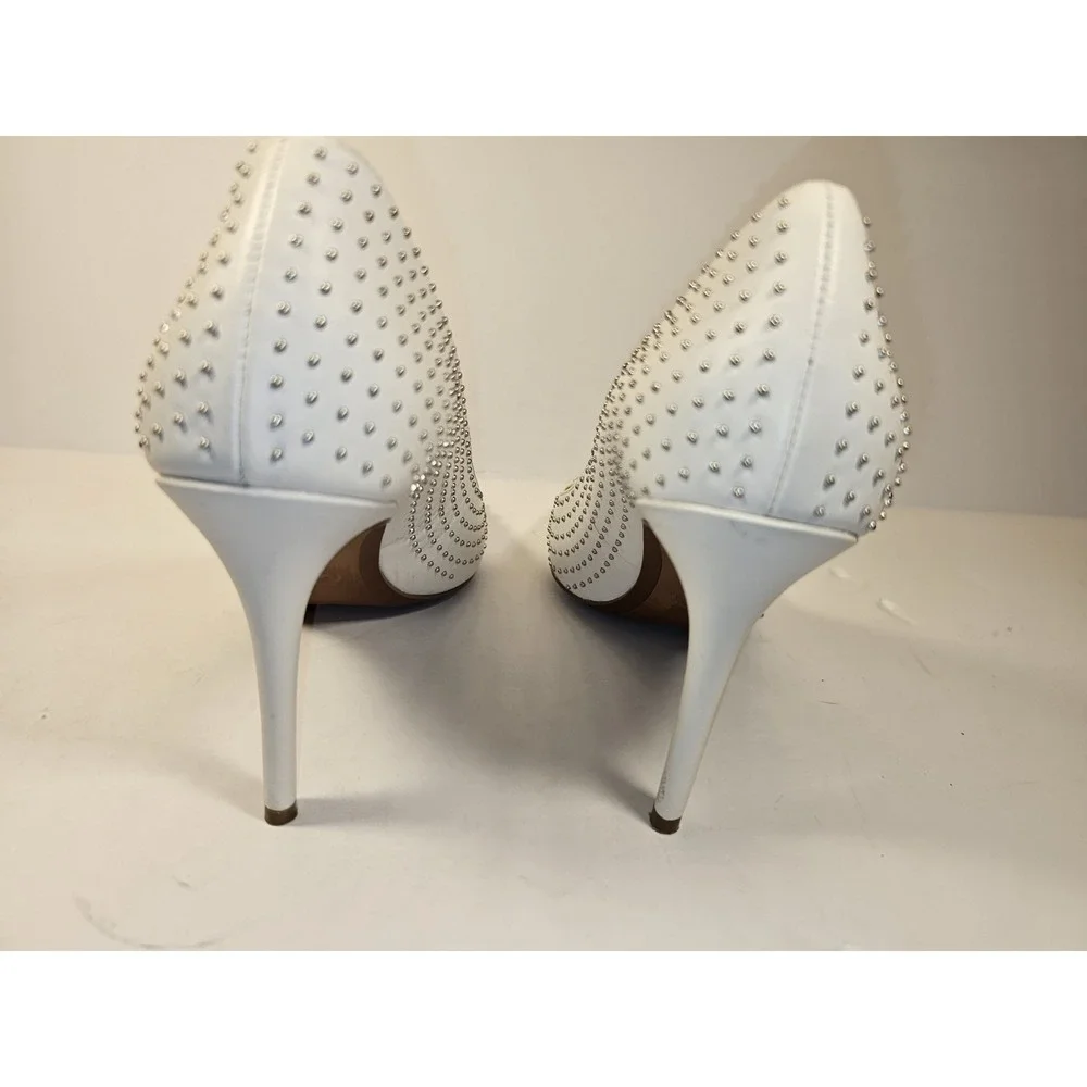 Michael‎ Kors Women's Leather Studded Mila Stilettos Size 7 Shoe